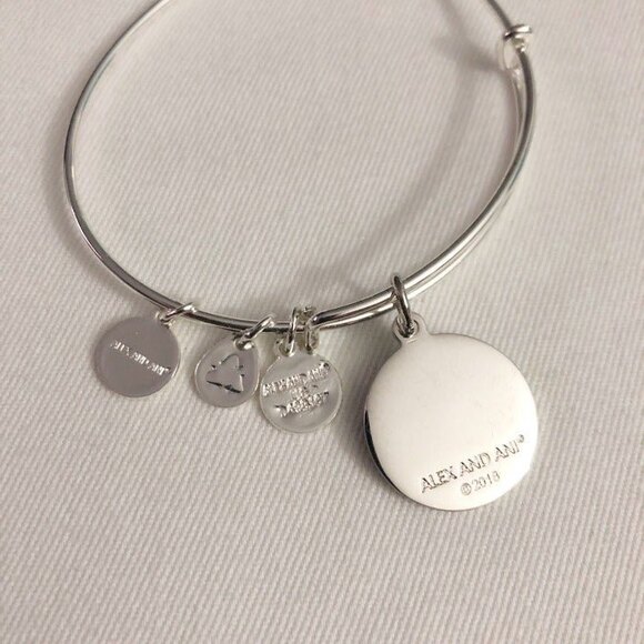 Alex & Ani Reach for the Stars Bracelet Silver Tone - Picture 5 of 7